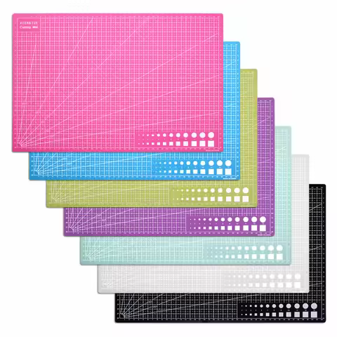 A3 Cutting Mat -17.71x11.81 inch double sided PVC board for sewing, quilting, paper and clay art pro
