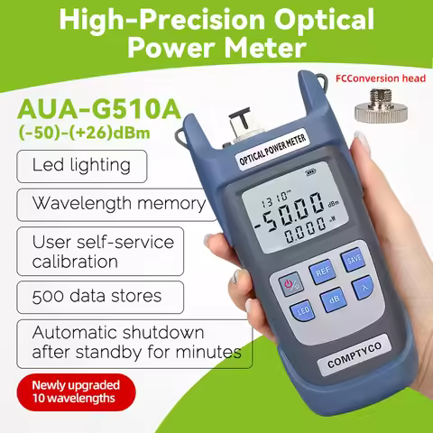 AUA-G710A/G510A FTTH Fiber Optical Power Meter Fiber Optical Cable Tester -70~+10dBm/-50~+26dBm SC/F
