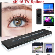 4K 4x4 HDMI Video Wall Controller 2 3 4 6 8 9 10 14 15 16 TV Wall Video Splicer 2x2 3x3 3x4 2x6 3x5 