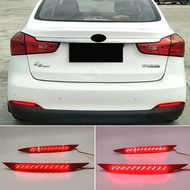 1 Pair For Kia K3 Cerato Forte 2012 2013 2014 2015 2016 Car Led Rear Bumper Reflector lamp Brake Lig