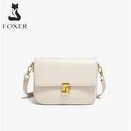 Foxer official store sling bag for women Cross Body & Shoulder Bags womens commuting bags leather ba