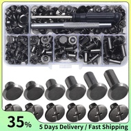 Chicago Screw Leather Rivets Assorted Screw Rivets M5 Chicago Binding Screws for Decorating PU Craft