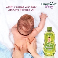 Date 8.2024 - Dermoviva Massage Oil olive Extract For Baby 200ml