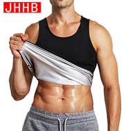Jhhb Áo xông hơi cho nam giới mồ hôi Áo Thun Workout Áo Sơ Mi Gen phần eo mặc khi tập luyện bó sát g