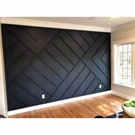 5 Meter Wainscoting PVC / Wainscoating Tebal / Wainscoating pvc Wall Frame Wall decoration Waincosti