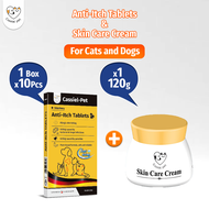 Cassiel Pet Allergy Treatment Anti itch Tablets Skin Disease Medicine For Anti Itching For Dog & Cat