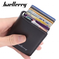 Short Men's Wallet Men's Leather Wallet Pay On Delivery Latest Model B4A9 Folding Boys
