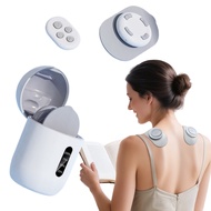 Wireless TENS EMS Unit Massager, Muscle Stimulator for Pain Relief, Portable Rechargeable TENS EMS M