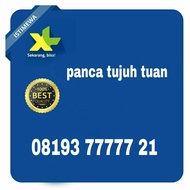 Nomor cantik kartu perdana XL panca tujuh 77777 21