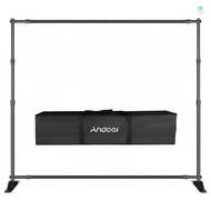 Andoer 2.7 * 3.4 Meters/8.9 * 11.2ft Studio Photography Background Support System Aluminum Alloy Bac