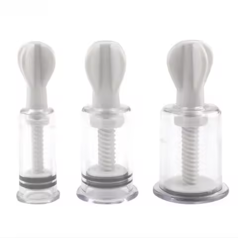 2Pcs Nipple Sucker Breast Enlarger Pump Bdsm Bondage Breast Stimulator Erotic Product Pussy Clit Suc