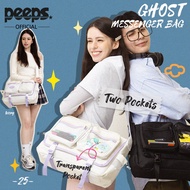 [PEEPS] Ghost Pocket Messenger Bag(2 color)
