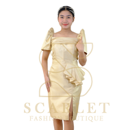 Modern Filipiniana Dress for Oath Taking woman dress formal dress occasional dress