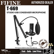 FIFINE T669 Studio Condenser USB Microphone, Computer PC Microphone Kit (T-669 / T669 / T 669)