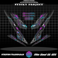 TRANSPARENT STICKER MIO SOUL GT 125 STRIPPING/ SOUL GT 125 VIRAL SOUL GT125 VARIATION/ MUIZZSTORES2/