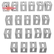20Pcs 4040 Aluminum Corner Brackets Corner Fitting Angle 40 X 35 Connector Fastener For 4040 Industr