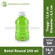 Round Bottle 250 ML Plastic Bottle 250 ML / Bottle 250 ML