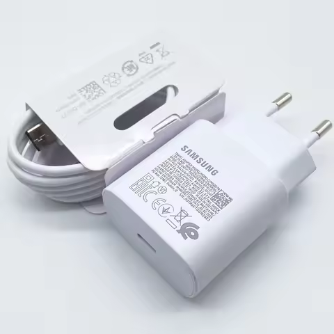 Samsung 25W Super Fast Charger Usb Type C Cargador Adapter For Galaxy S24 S23 S20 S21 S22 Plus A54 A