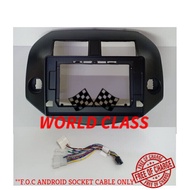 TOYOTA RAV4 2006-2011 10" ANDROID CASING (FREE PLUG AND PLAY CABLE) RAV 4 RAV-4