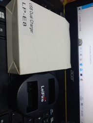 canon lp-e8 usb 充電器，canon 550d 600d 650d 700d 用戶e8e ,雙電池充電座usb