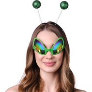 Alien UFO Glasses Headband Fancy Party Halloween Birthday Props Display