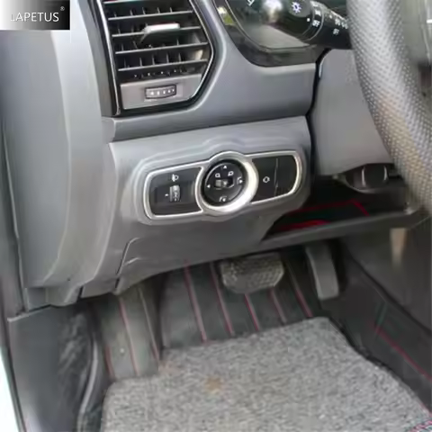 Car Accessories Head Light Lamp Control Switch Frame Decoration Cover Trim For Chery Tiggo 3 7 8 3X 