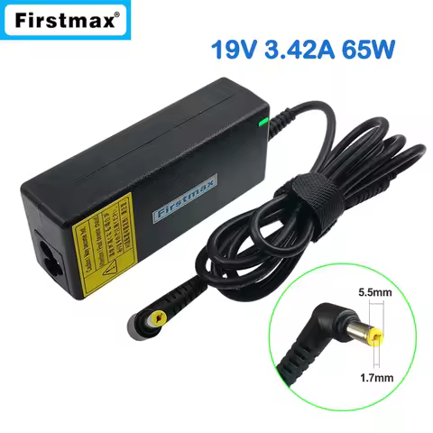 65W 19V AC Adapter Charger for Gateway NV52 NV53 NV54 NV55C NV57H NV570P NV59 NV59C NV73 NV76R NV78 