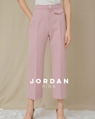 Front Nine : Jordan Trousers กางเกงขายาว ทรงขาม้า ตกแต่งฝากระเป๋า และกระดุมนำเข้า