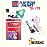 5L Nippon Paint Weatherbond 15004 White