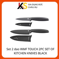 Set OF 2 WMF TOUCH 2PC KNIVES SET OF KITCHEN KNIVES BLACK