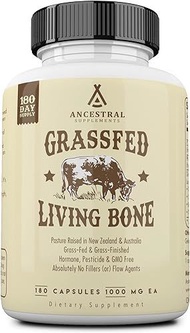 ▶$1 Shop Coupon◀  Ancestral plements Grass Fed Beef Living Bone plement, Bone Meal Capsules port Bon