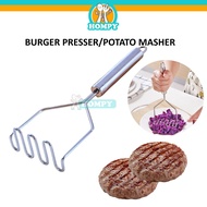 Stainless Steel Potato Masher / Mashed Potato Maker / Burger Presser/Burger Tools/Alat Burger/Barang Burger
