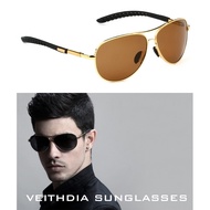 VEITHDIA Aviator Polarized Sunglasses - 3360 - Golden