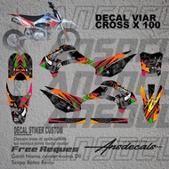 Stickers Cross X 100 Mini Trail Stickers Cross X 100 New Mini Trail Stickers