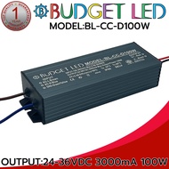 ไดร์เวอร์กันน้ำ BL-CC D100W IN:220V OUT:36V 3000MA BUDGET DRIVER Waterproof BL-CC-D100W 24-36V DC 30