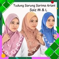 🔥READY STOCK 🔥 Tudung Sarung/Sarima Ariani/MossCrepe Panel Digital Printed 4D
