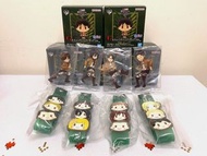 進擊的巨人 一番賞 迷你公仔 立牌⚔️🧣; Attack on Titan Ichiban Kuji Figures; 里維兵長 Levi Ackerman, 艾倫 Eren, 三笠 米卡莎 Mika