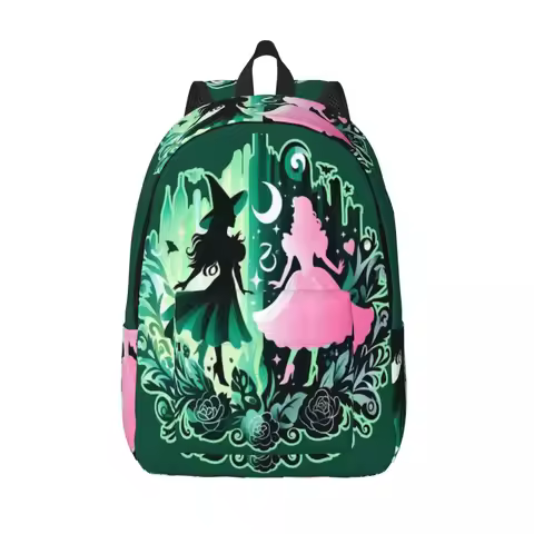 Wicked Elphaba & Glinda Backpack for Kindergarten Primary School Student Movie Book Bags Boy Girl Ki