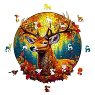 Foreign Trade Source Alien Animal Wooden Puzzle Irregular Toy Christmas Elk
