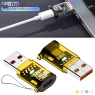 FLYTOP USB 3.2 Gen2 Male A to Female Type-C Adapter 10Gbps High Speed Data Transfer & Charging OTG F