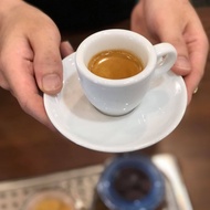 Ancap Espresso Palermo thicker ceramic cup, 55ml and Verona espresso Ancap ceramic plate