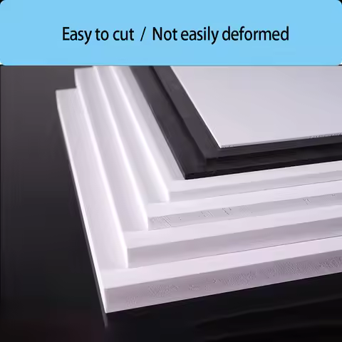 Thickness 3/5/8/10/12/15mm PVC Foam Board Size 100x100mm/200x200mm/200x300mm/300x400mm Plastic Expan