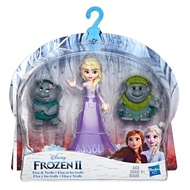 Disney Frozen Elsa Small Doll With Troll Figures Inspired by the Disney Frozen 2 Movie Nach 20ex ตุ๊