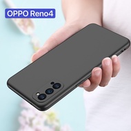 [ส่งจากไทย] เคสโทรศัพท์ ออฟโป้ Case OPPO Reno4 เคส Oppo reno4 เคสนิ่ม tpu เคสสีดํา เคสซิลิโคน สวยและบาง