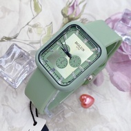 นาฬิกา Bolun แบรนด์แท้ กันน้ำได้ นาฬิกา ผู้หญิง นาฬิกาลำลอง สายนาฬิกา ยางเรซิน หน้าปัด 35 มม แถมซองฟรี