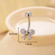 Lovely bow navel piercing / 316L stainless steel