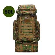 Tactical Backpack 80L, Military Backpack, Waterproof Backpack, Used for Camping, Hunting, Fishing, H