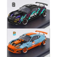 1/64 DCM 4586GT TOYOTA 86 GULF HKS 86GT DIECAST CODE 1228