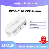 Original PINSU R200-C Router Modem 5G Wifi Sim Card Wi-FI6 Dual-Frequency Gigabit Signal Repeater Fo