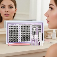 Natural Manga Lash Extension Kit: Individual Lash Extensions, Lash Adhesive & Sealer, Beginner-Frien